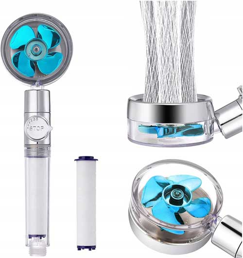 glava za prhanje z nizkim pritiskom vode